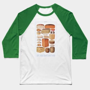 Vintage cheese cart board Baseball T-Shirt